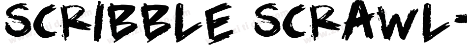 Scribble Scrawl字体转换